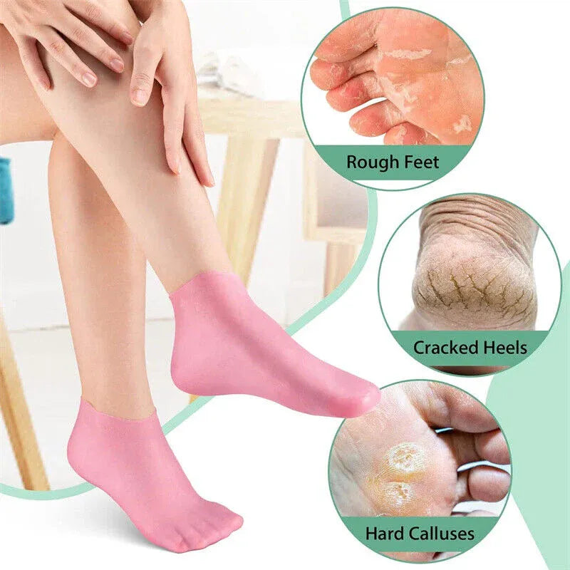 (Buy 1 Get One Deal ) 100% High Quality Silicon Socks For Unisex Men& Women